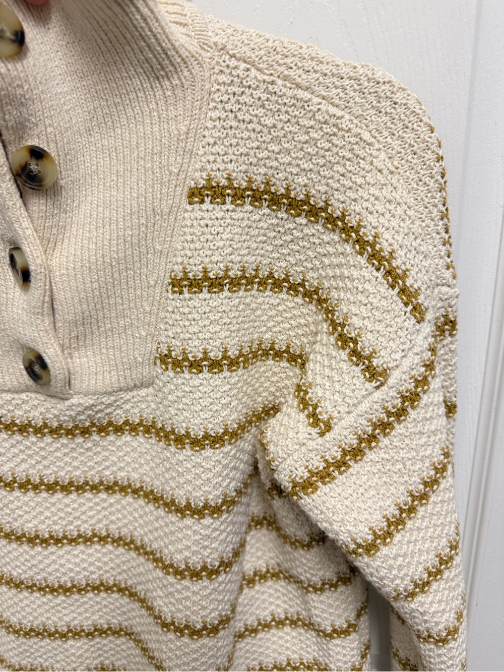 Madewell Striped Chunky Knit Sweater - Picture 5 of 11